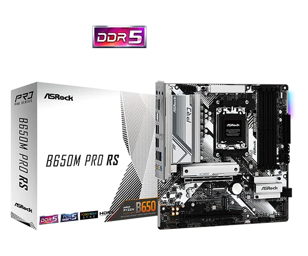ASRock B650M Pro RS, imagen oficial del fabricante