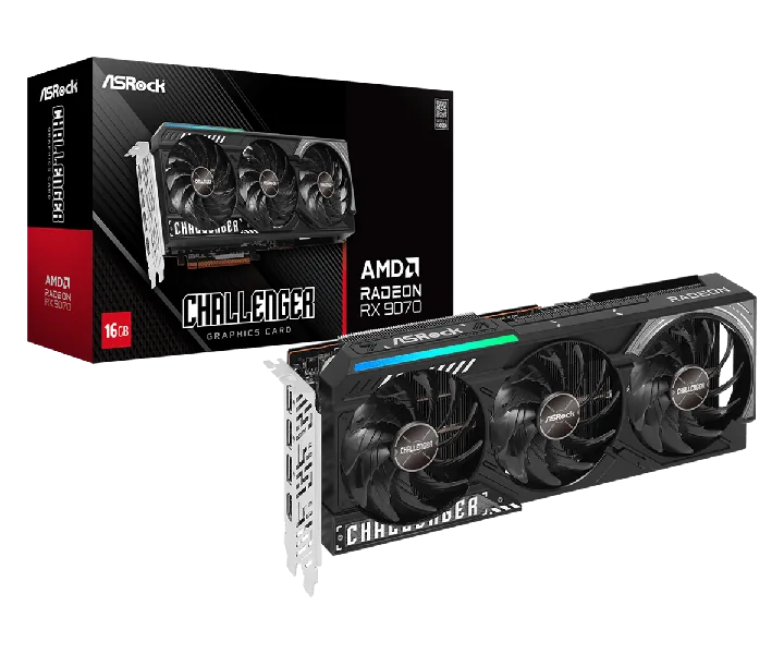 ASRock Radeon RX 9070 Challenger de 16 GB